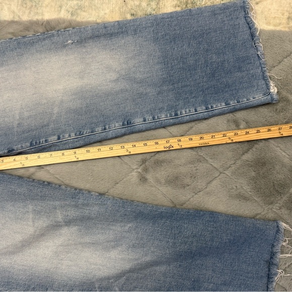 AG Saige Wide Leg Mid Rise Crop Jeans Size 29 In 18 Years Olso Wash - Picture 13 of 15